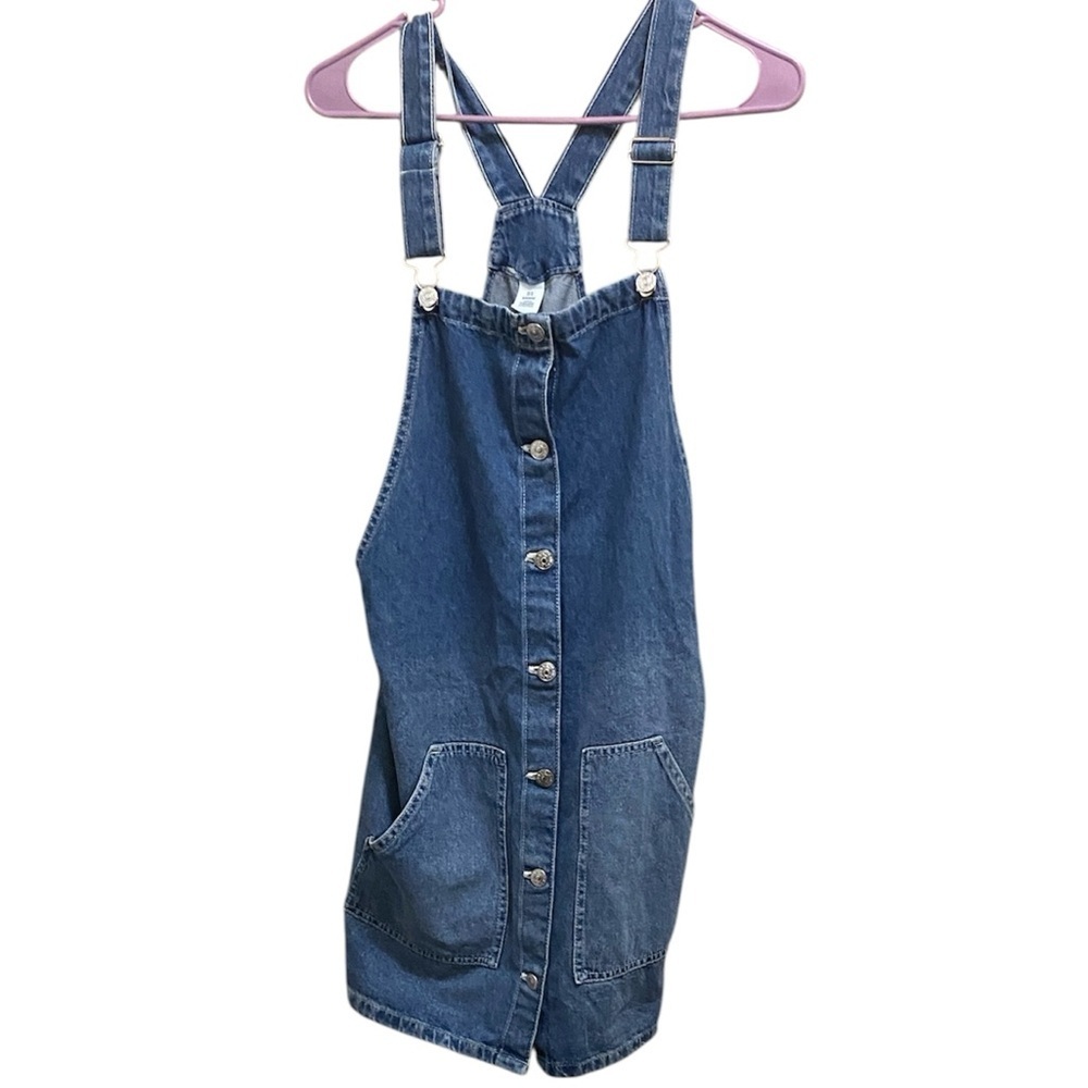 Denim&Co Blue Button-Front Dress